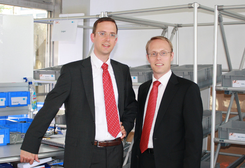 Prof. Dr.-Ing. Carsten Schleyer und Prof. Dr.-Ing. Ingo Fricker